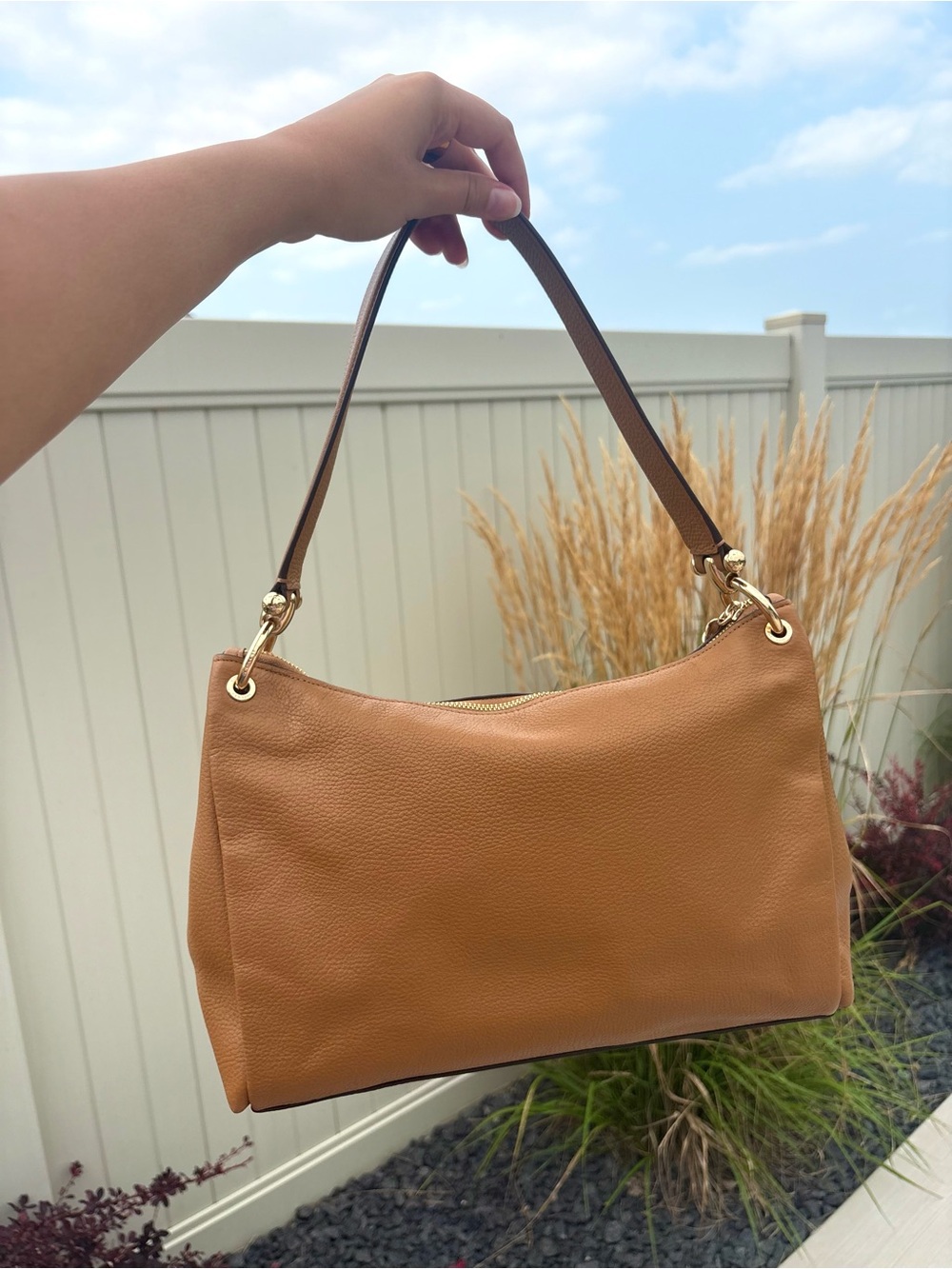 Coach Mia Pebbled Shoulder Bag - Picture 3 of 7